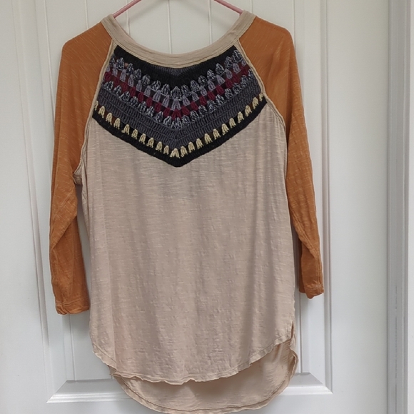 We The Free Tops - We The Free Spring Bound Crochet Raglan Top